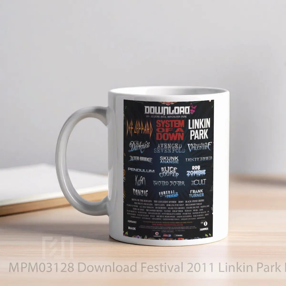 Mug Download Festival 2011 Linkin Park Def Leppard MPM03128 - All-side / Desain