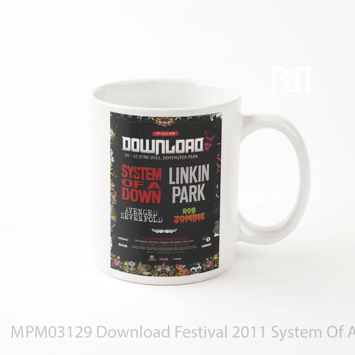 Mug Download Festival 2011 System Of A Down Linkin Par MPM03129