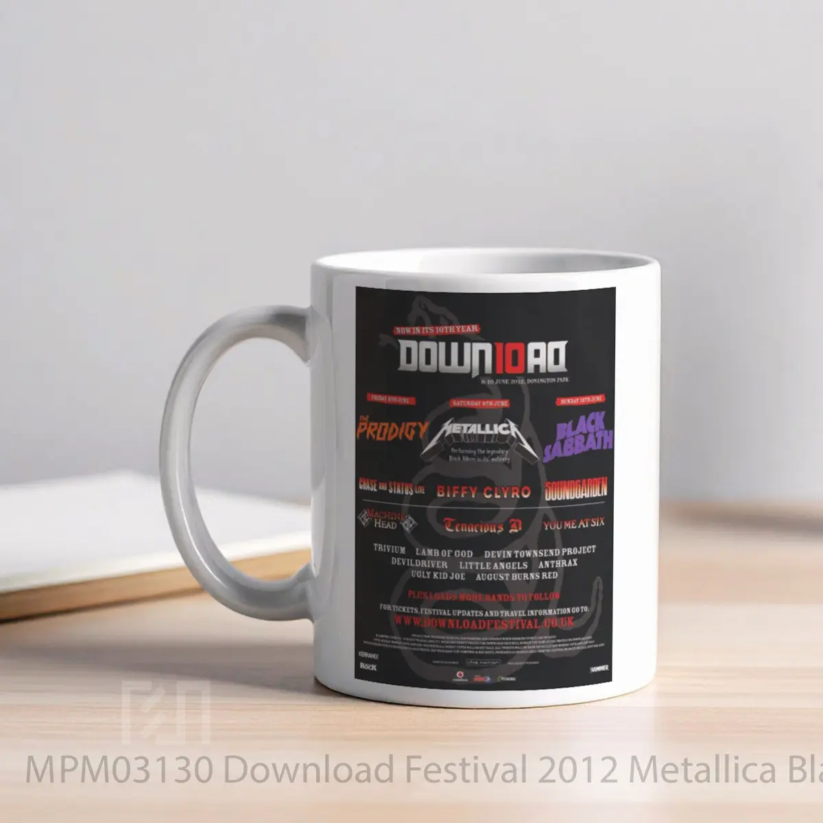 Mug Download Festival 2012 Metallica Black Sabbath MPM03130 - All-side / Desain