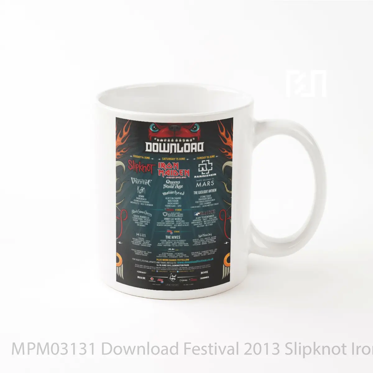 Mug Download Festival 2013 Slipknot Iron Maiden MPM03131