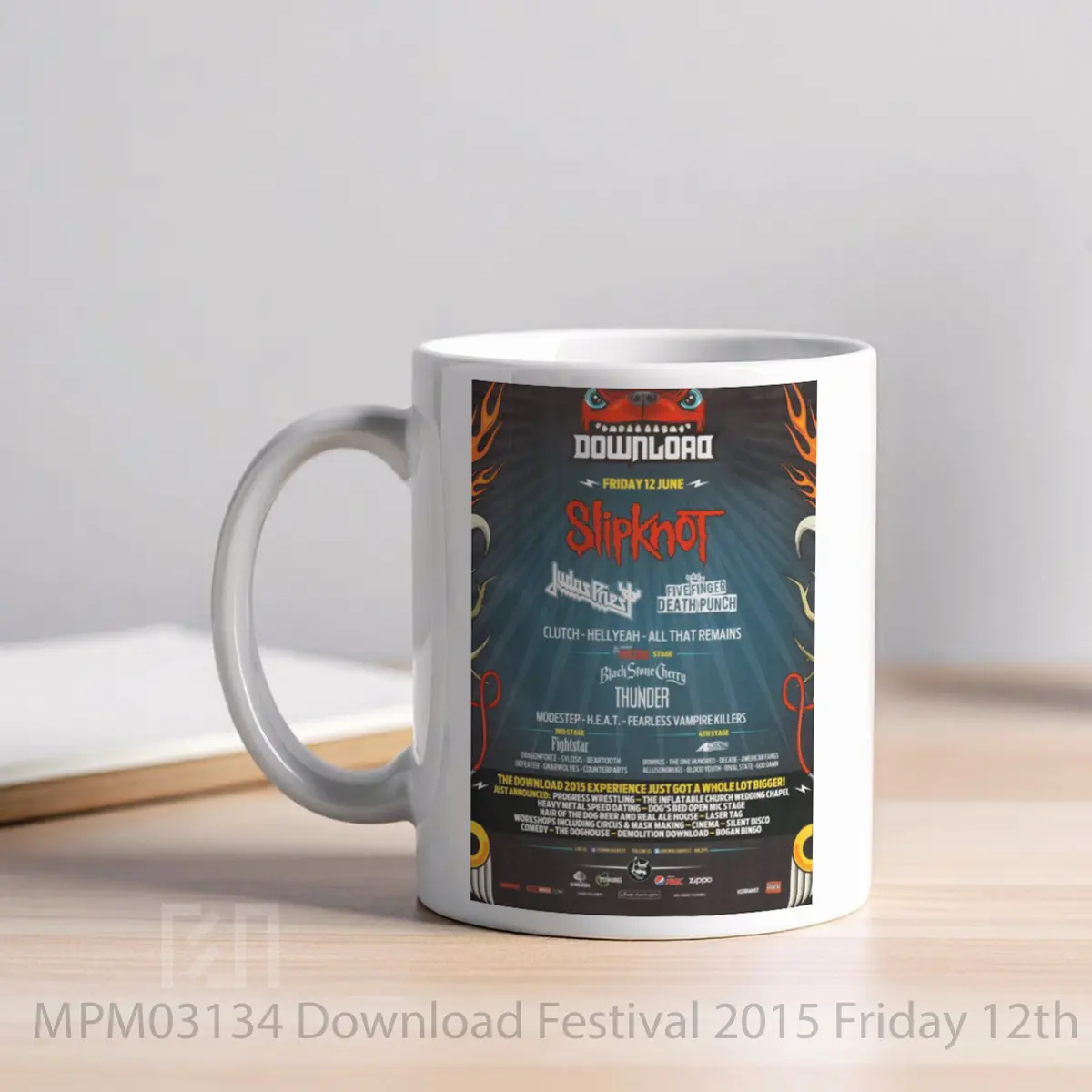 Mug Download Festival 2015 Friday 12th MPM03134 - All-side / Desain