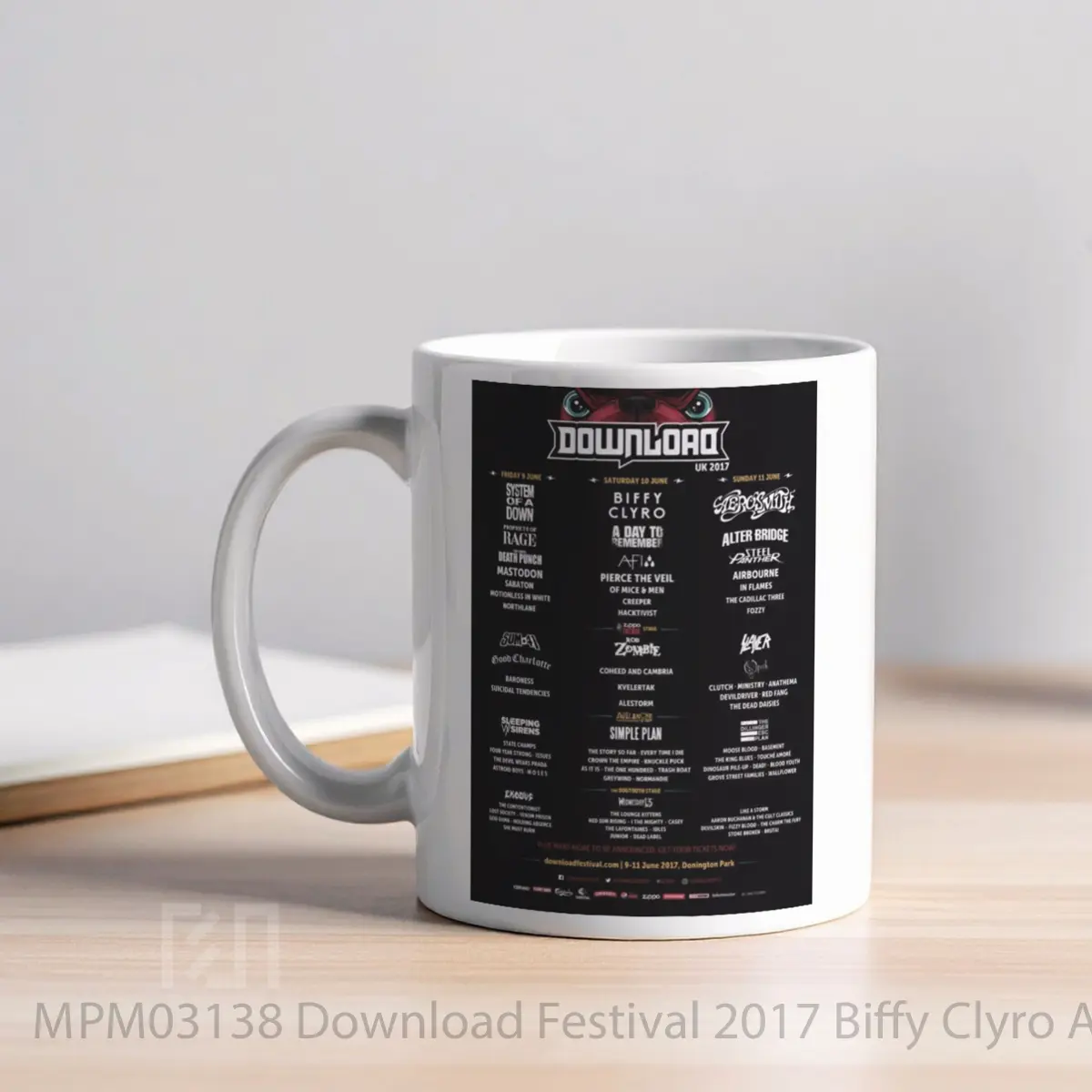 Mug Download Festival 2017 Biffy Clyro Aerosmith MPM03138 - All-side / Desain