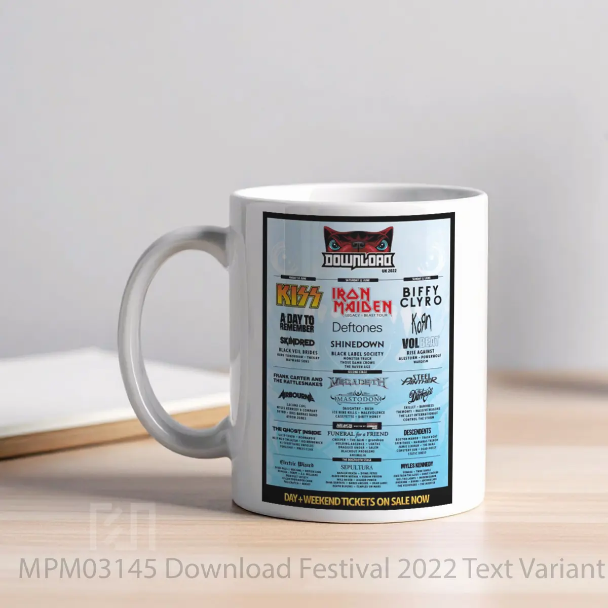 Mug Download Festival 2022 Text Variant MPM03145 - All-side / Desain