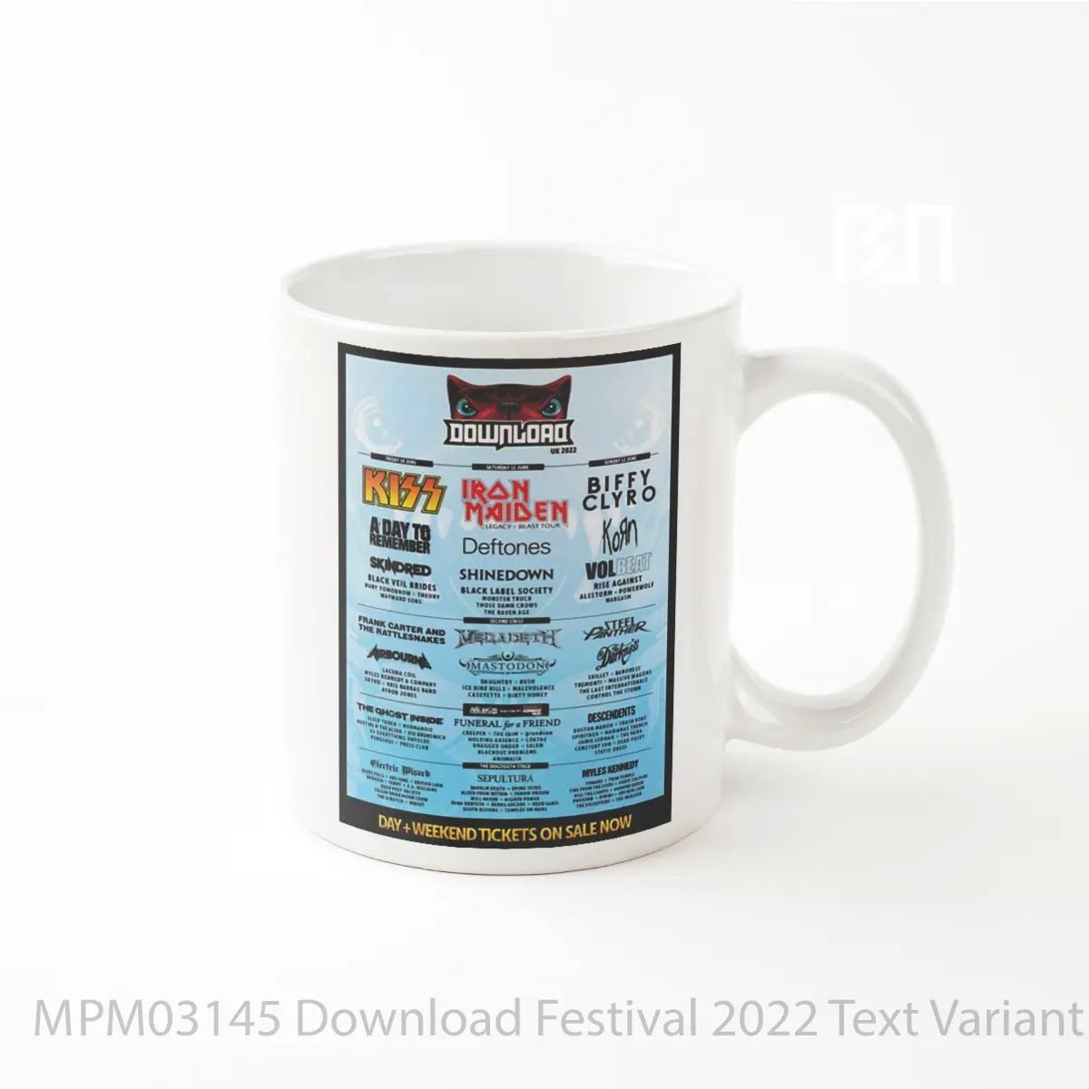 Mug Download Festival 2022 Text Variant MPM03145