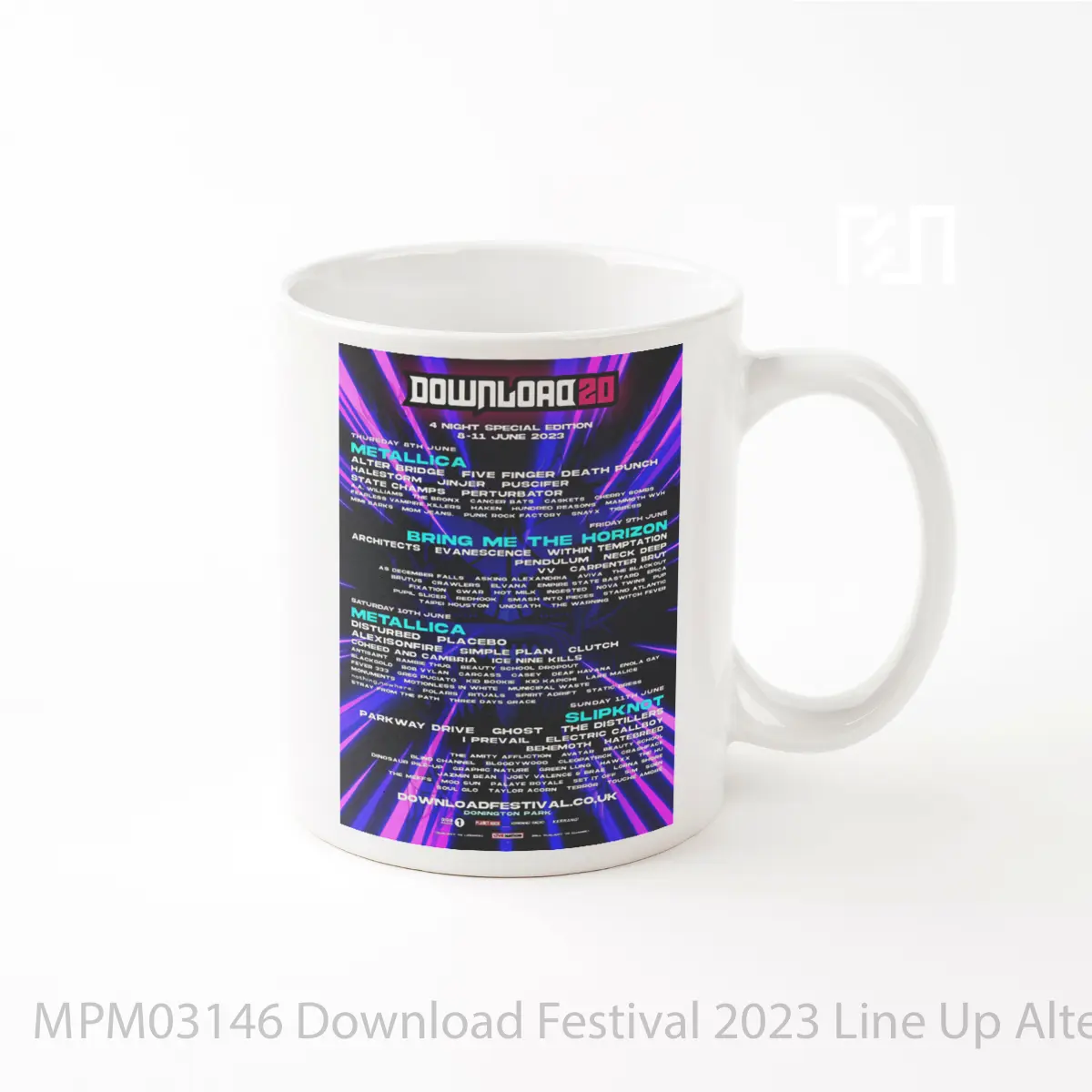 Mug Download Festival 2023 Line Up Alternate MPM03146