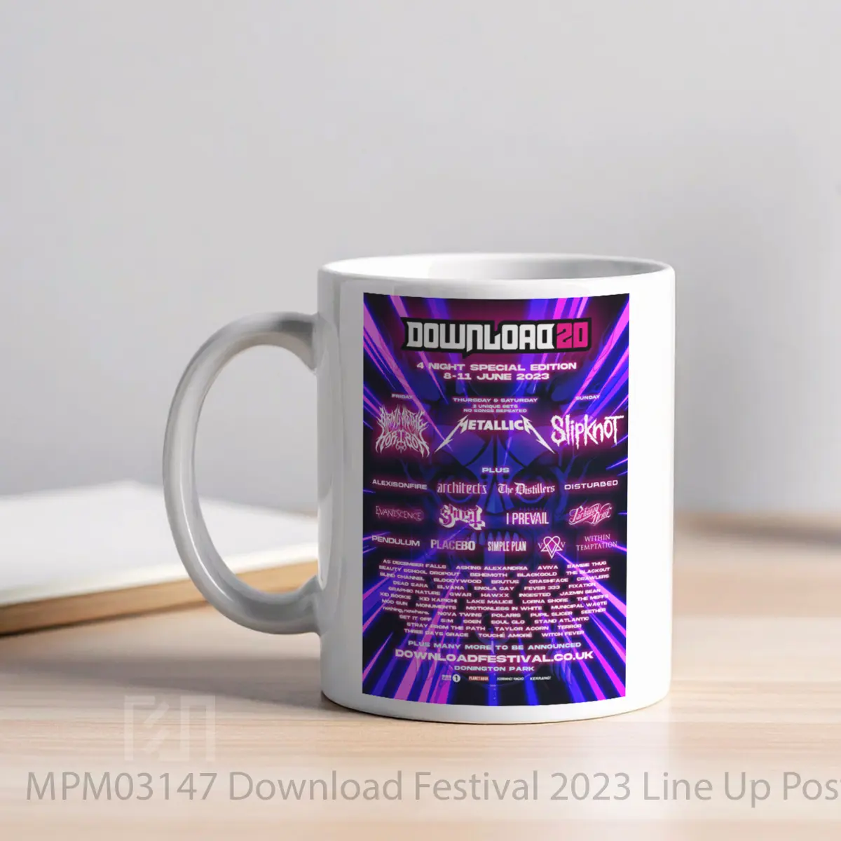 Mug Download Festival 2023 Line Up MPM03147 - All-side / Desain