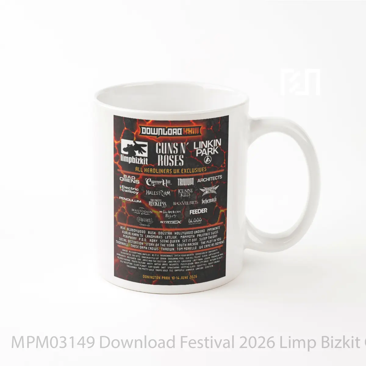 Mug Download Festival 2026 Limp Bizkit Guns N Roses MPM03149