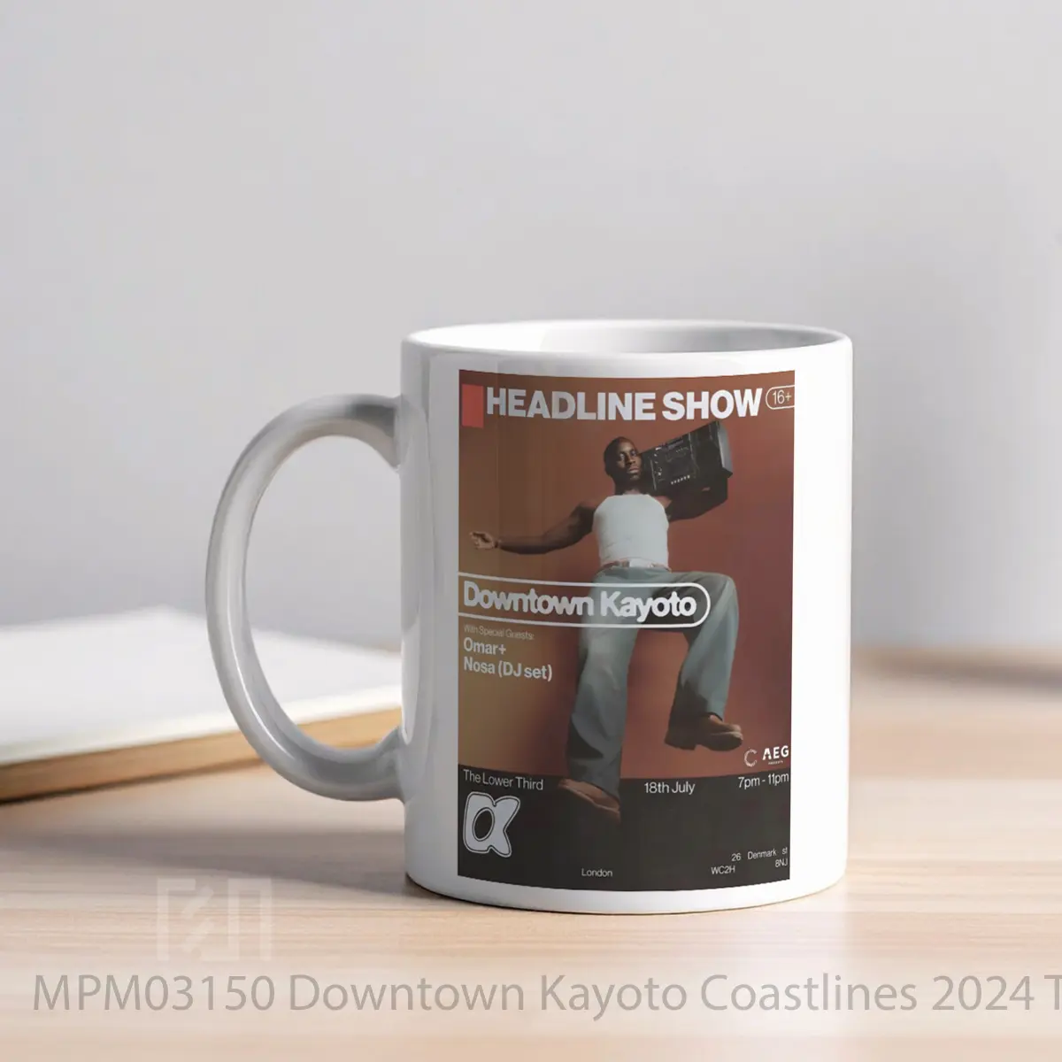 Mug Downtown Kayoto Coastlines 2024 Tour MPM03150 - All-side / Desain