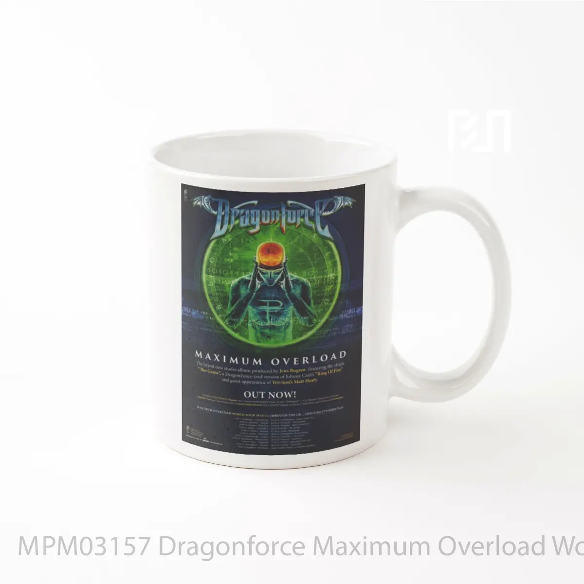 Mug Dragonforce Maximum Overload World Tour 2014 Poste MPM03157