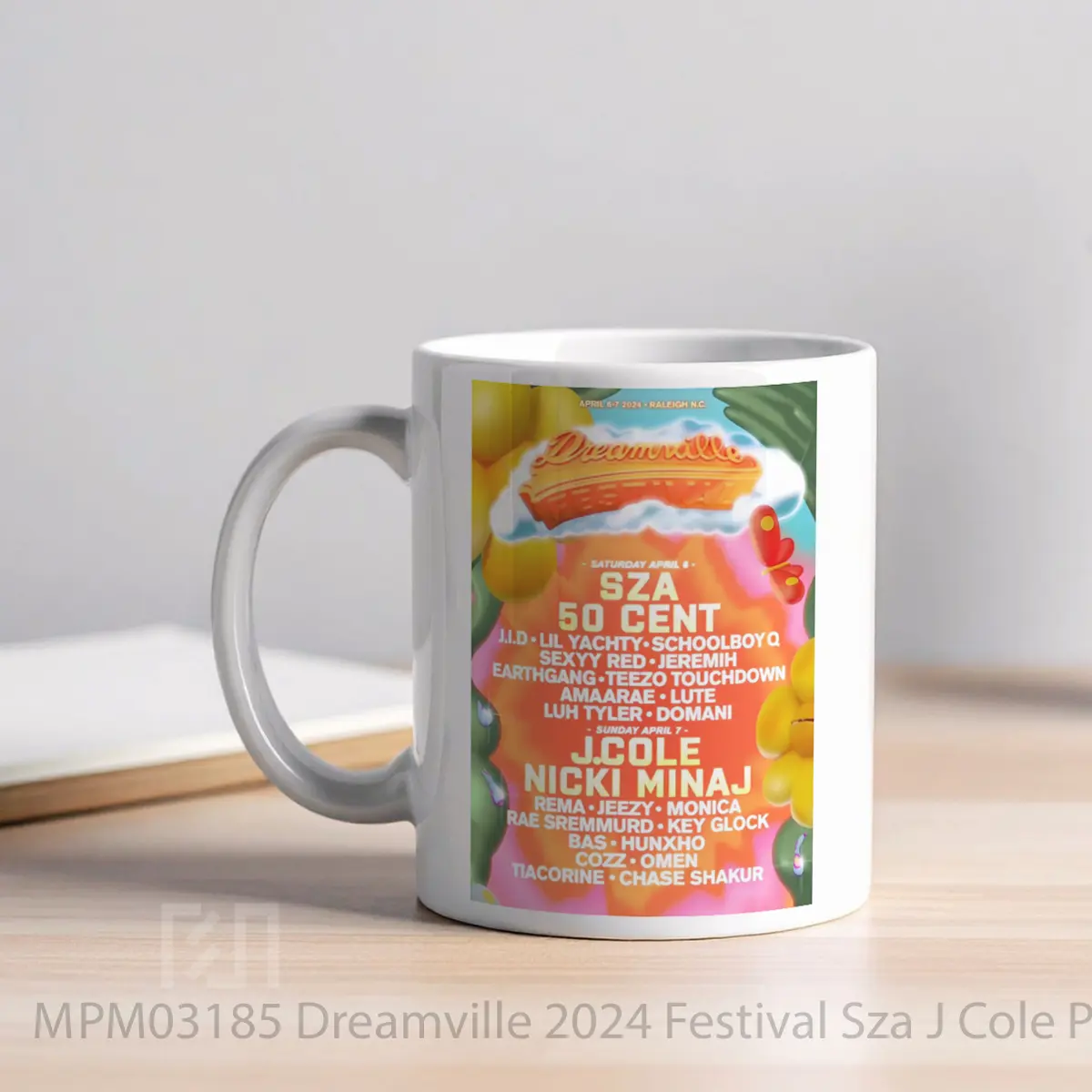 Mug Dreamville 2024 Festival Sza J Cole MPM03185 - All-side / Desain