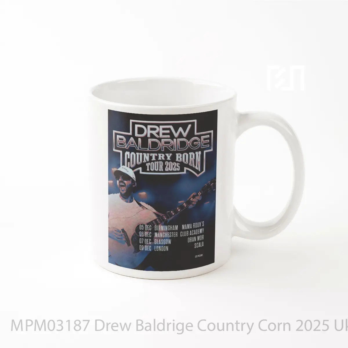 Mug Drew Baldrige Country Corn 2025 Uk Tour MPM03187