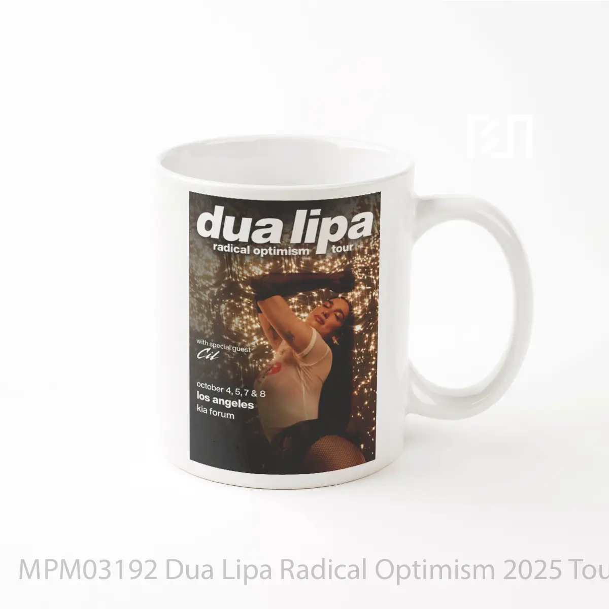 Mug Dua Lipa Radical Optimism 2025 Tour MPM03192