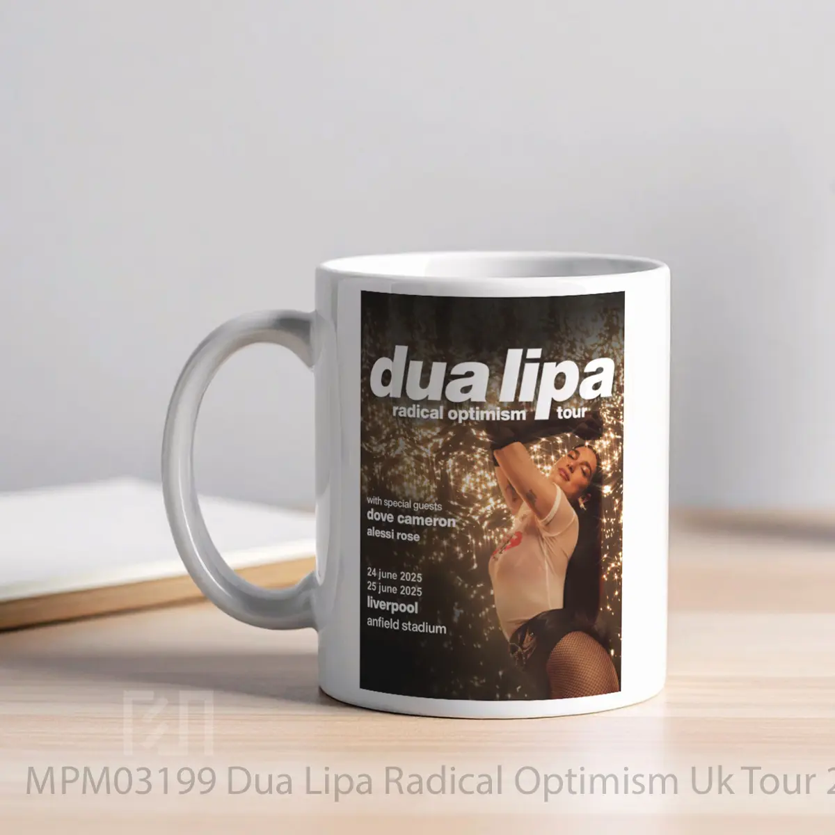 Mug Dua Lipa Radical Optimism Uk Tour 2025 Liverpool MPM03199 - All-side / Desain