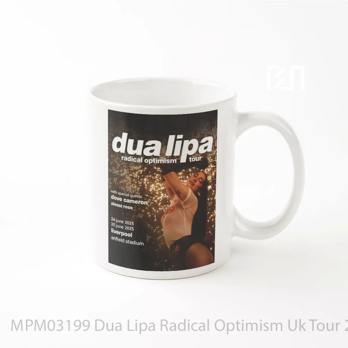 Mug Dua Lipa Radical Optimism Uk Tour 2025 Liverpool MPM03199