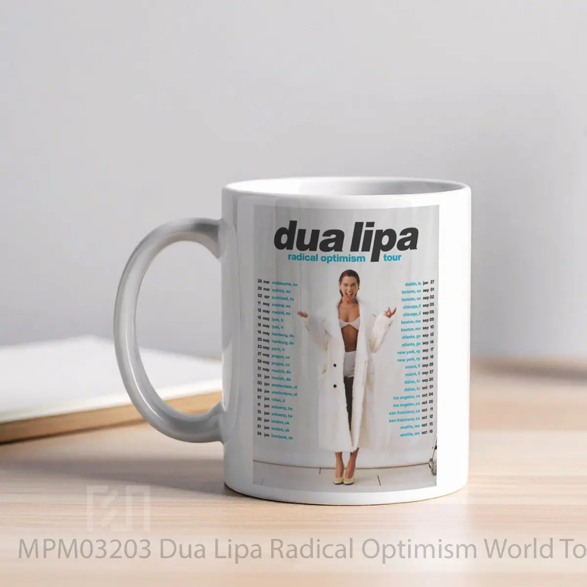 Mug Dua Lipa Radical Optimism World Tour 2025 MPM03203 - All-side / Desain