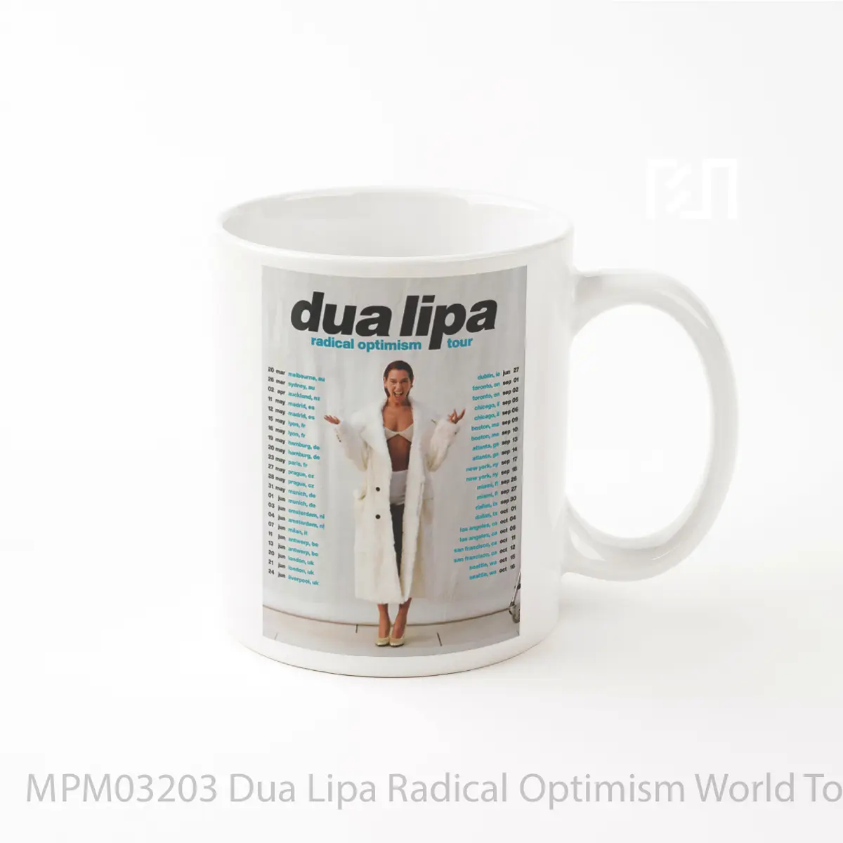 Mug Dua Lipa Radical Optimism World Tour 2025 MPM03203