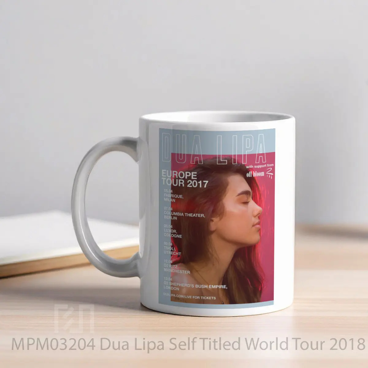 Mug Dua Lipa Self Titled World Tour 2018 1 MPM03204 - All-side / Desain
