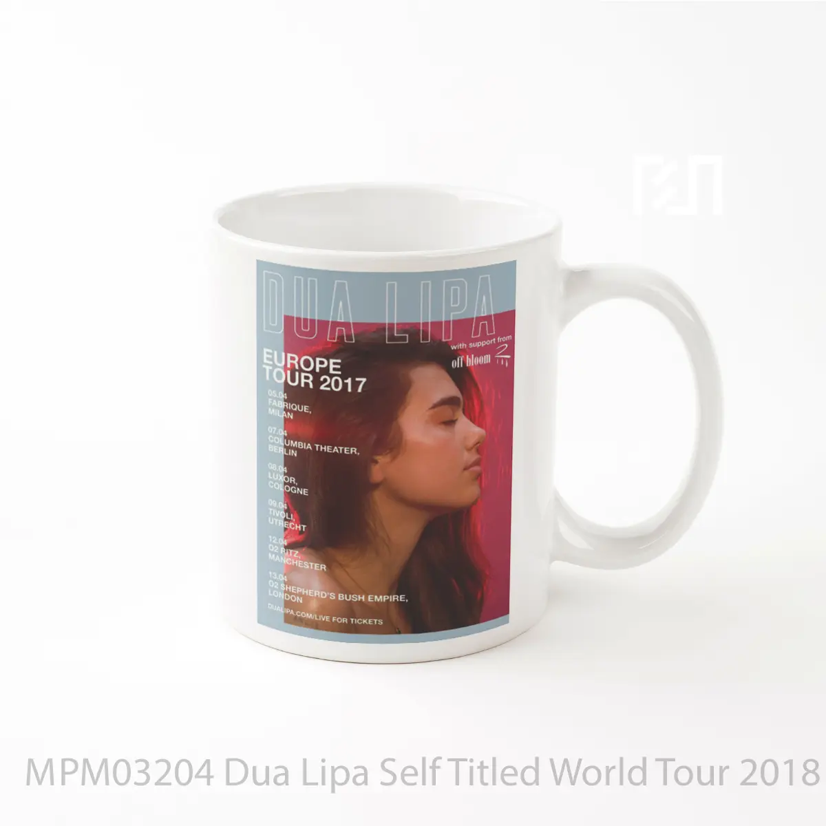 Mug Dua Lipa Self Titled World Tour 2018 1 MPM03204
