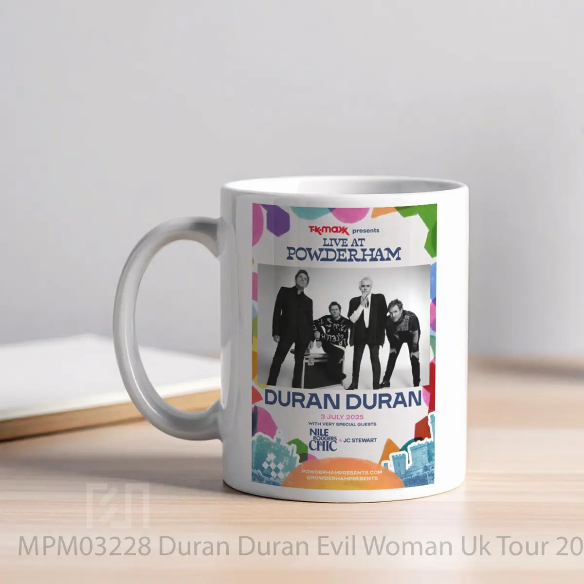 Mug Duran Duran Evil Woman Uk Tour 2025 Exeter Powderham MPM03228 - All-side / Desain