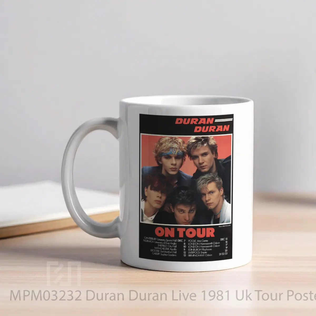 Mug Duran Duran Live 1981 Uk Tour MPM03232 - All-side / Desain