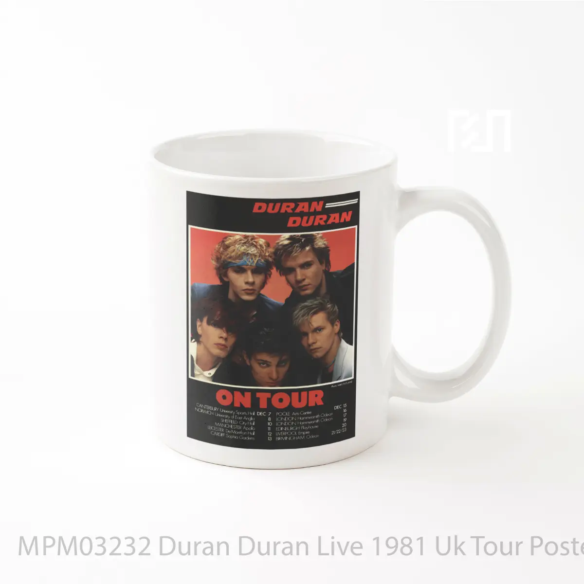 Mug Duran Duran Live 1981 Uk Tour MPM03232