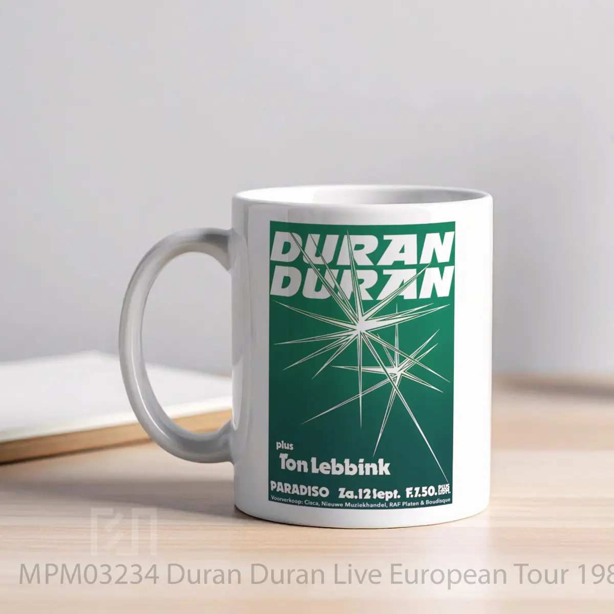 Mug Duran Duran Live European Tour 1981 Amsterdam MPM03234 - All-side / Desain