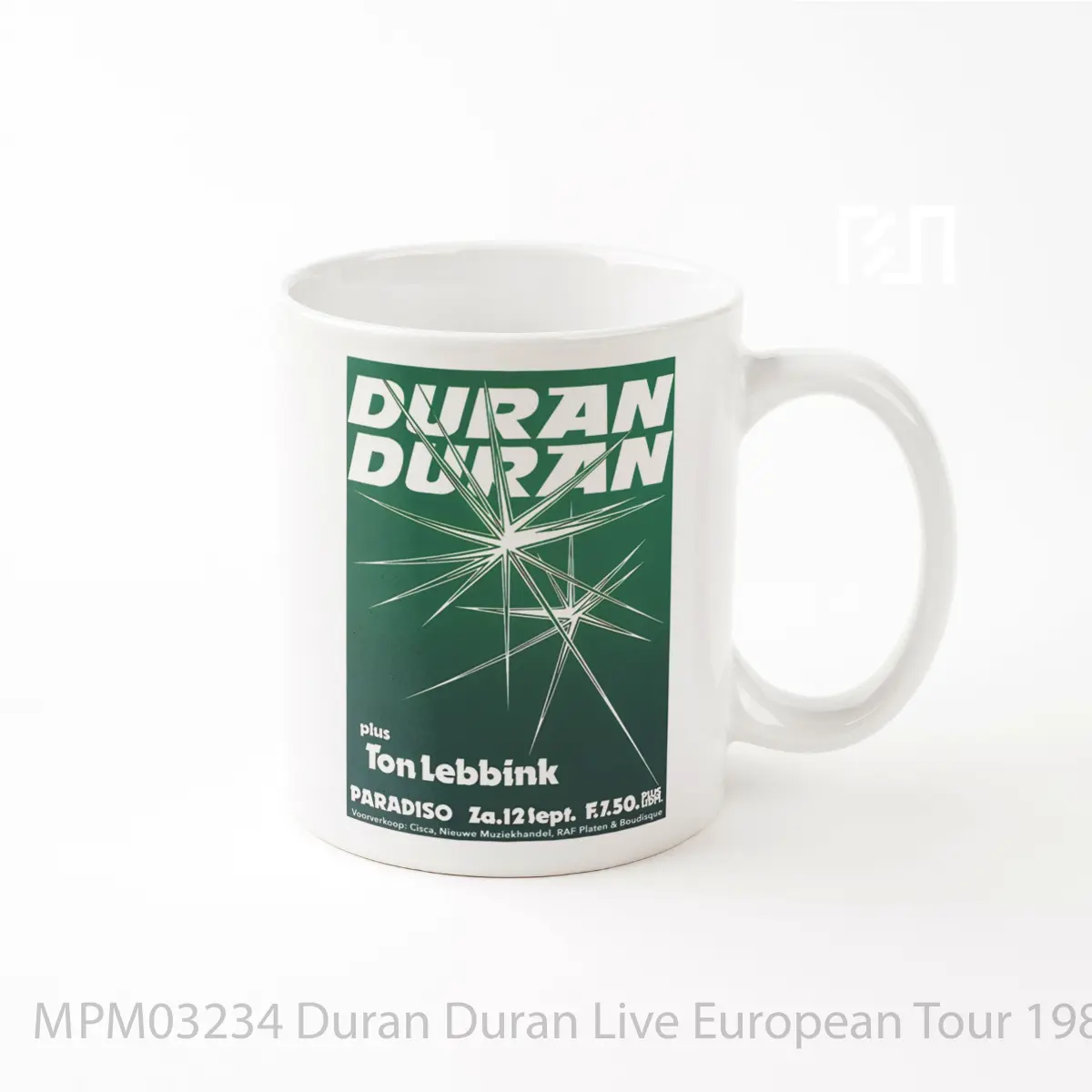 Mug Duran Duran Live European Tour 1981 Amsterdam MPM03234