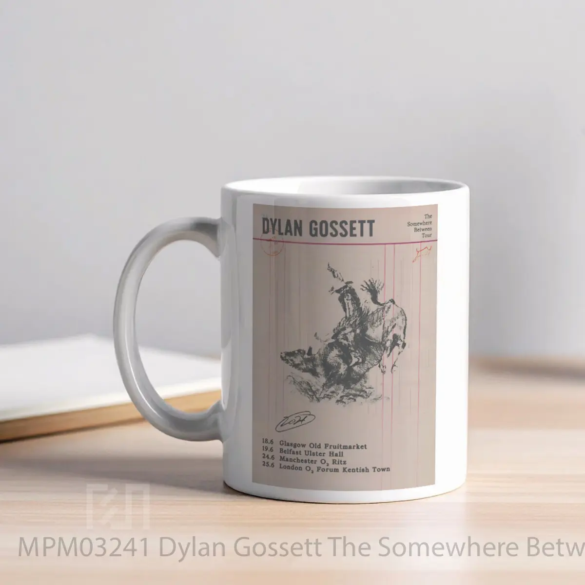 Mug Dylan Gossett The Somewhere Between Uk Tour 2024 MPM03241 - All-side / Desain