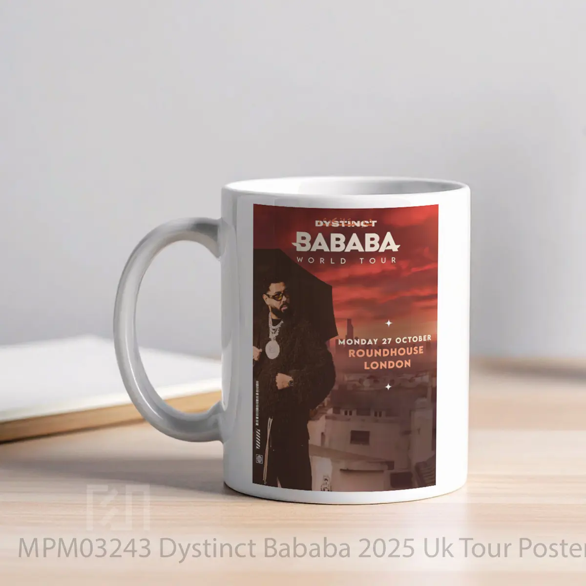 Mug Dystinct Bababa 2025 Uk Tour MPM03243 - All-side / Desain