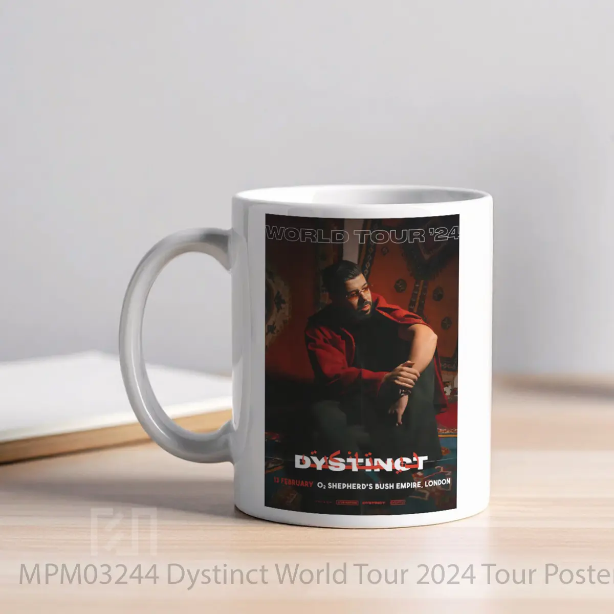 Mug Dystinct World Tour 2024 Tour MPM03244 - All-side / Desain
