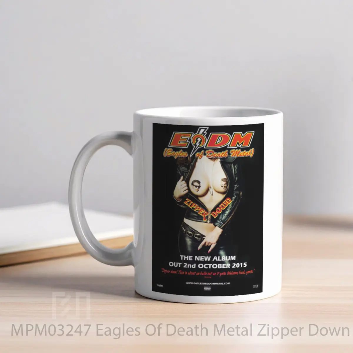 Mug Eagles Of Death Metal Zipper Down MPM03247 - All-side / Desain