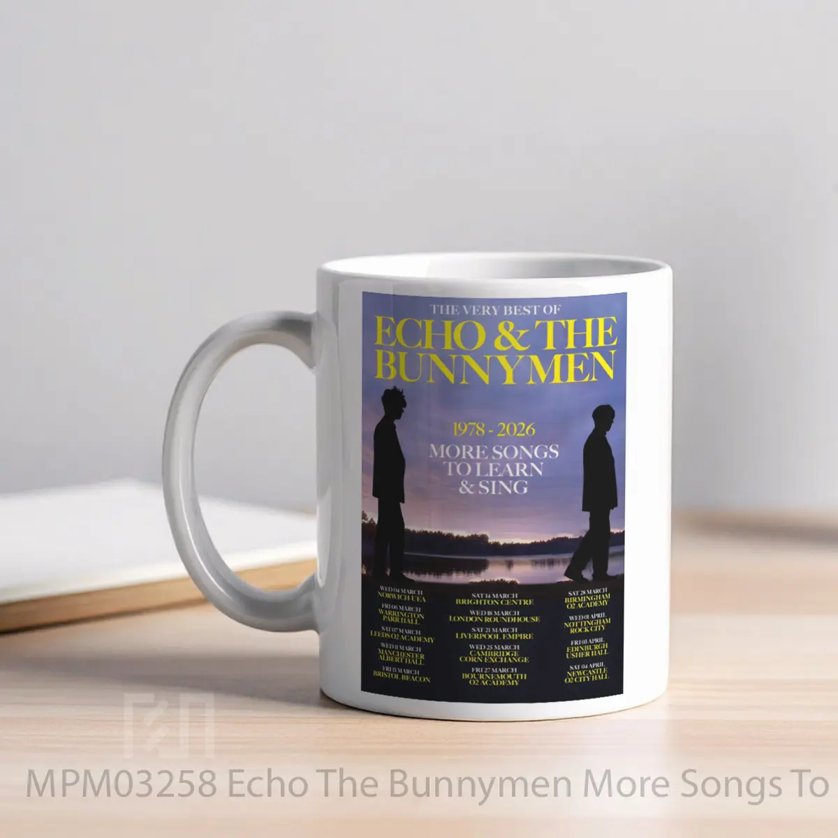 Mug Echo The Bunnymen More Songs To Learn 2026 Uk Tour MPM03258 - All-side / Desain
