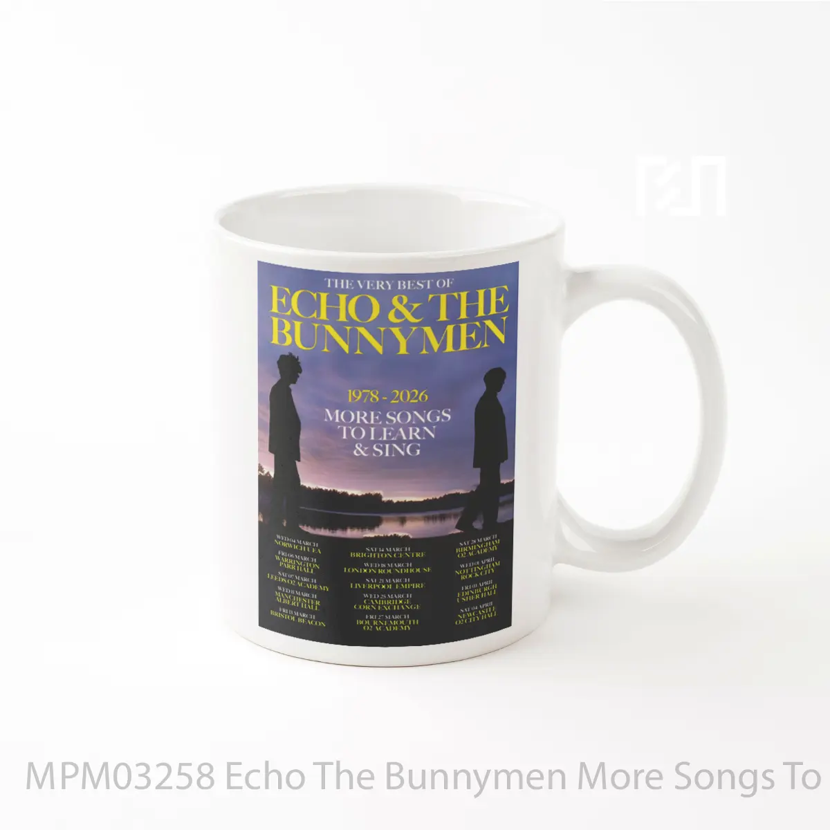 Mug Echo The Bunnymen More Songs To Learn 2026 Uk Tour MPM03258