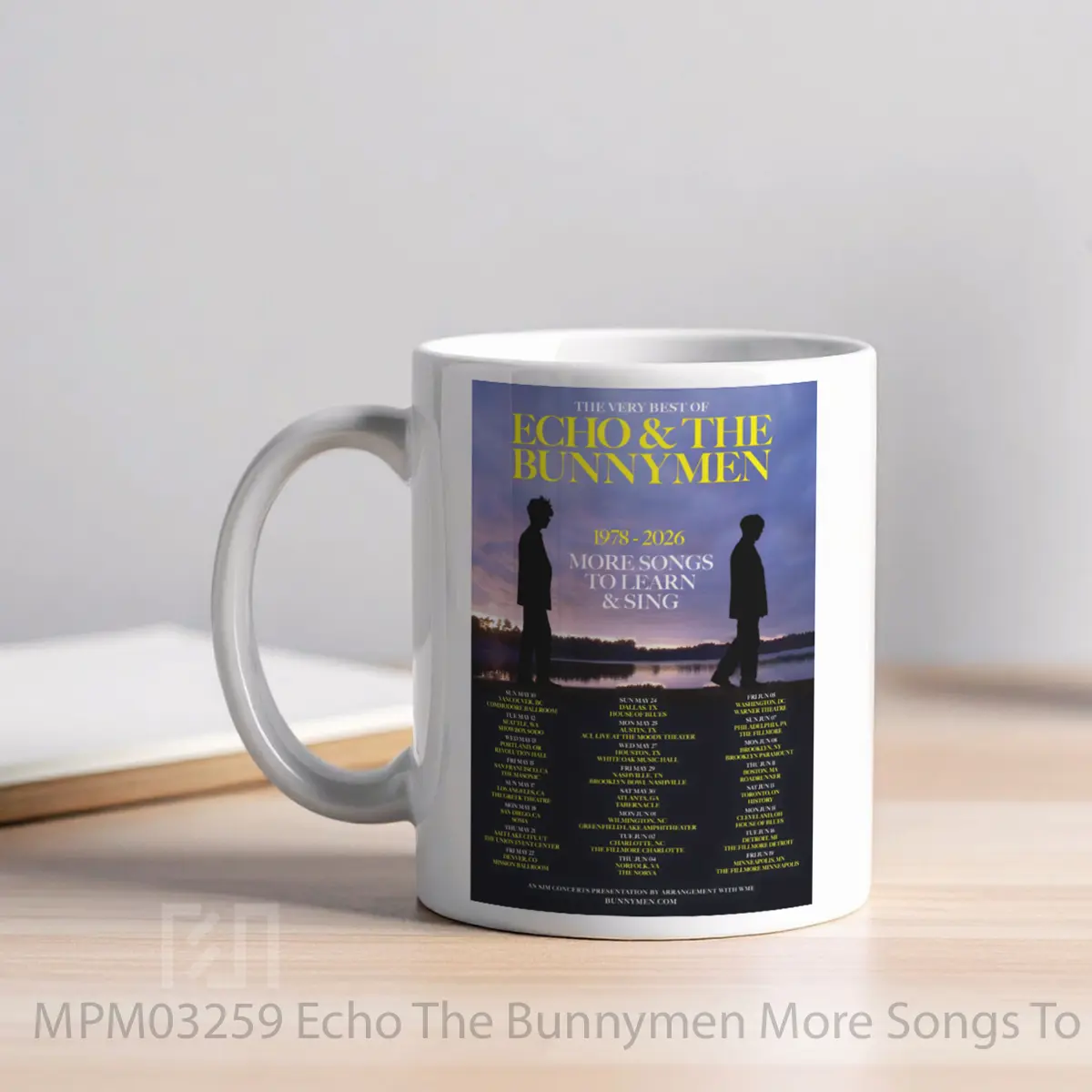 Mug Echo The Bunnymen More Songs To Learn Sing 2026 Tour MPM03259 - All-side / Desain