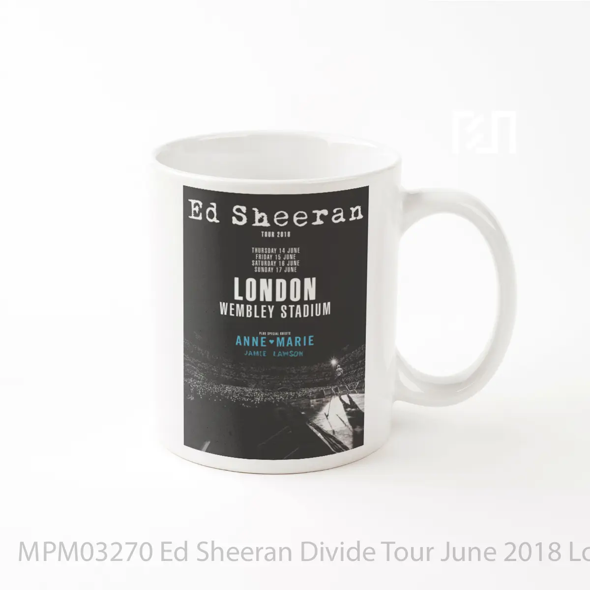 Mug Ed Sheeran Divide Tour June 2018 London Wembley MPM03270