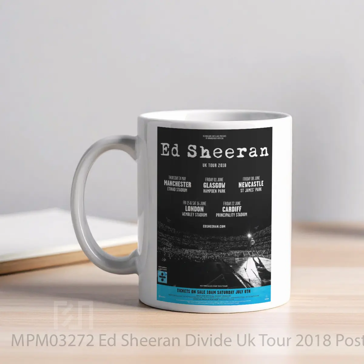 Mug Ed Sheeran Divide Uk Tour 2018 MPM03272 - All-side / Desain