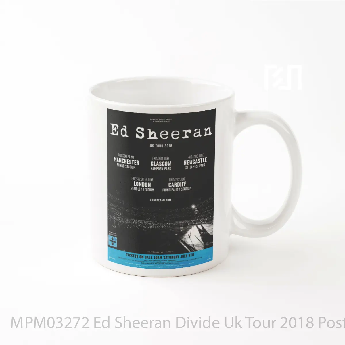 Mug Ed Sheeran Divide Uk Tour 2018 MPM03272