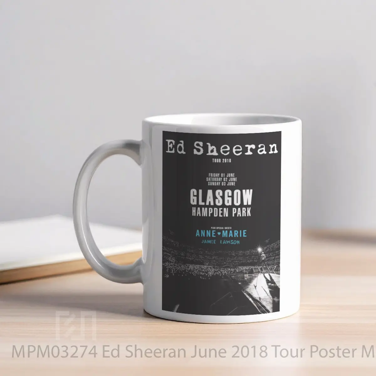 Mug Ed Sheeran June 2018 Tour MPM03274 - All-side / Desain