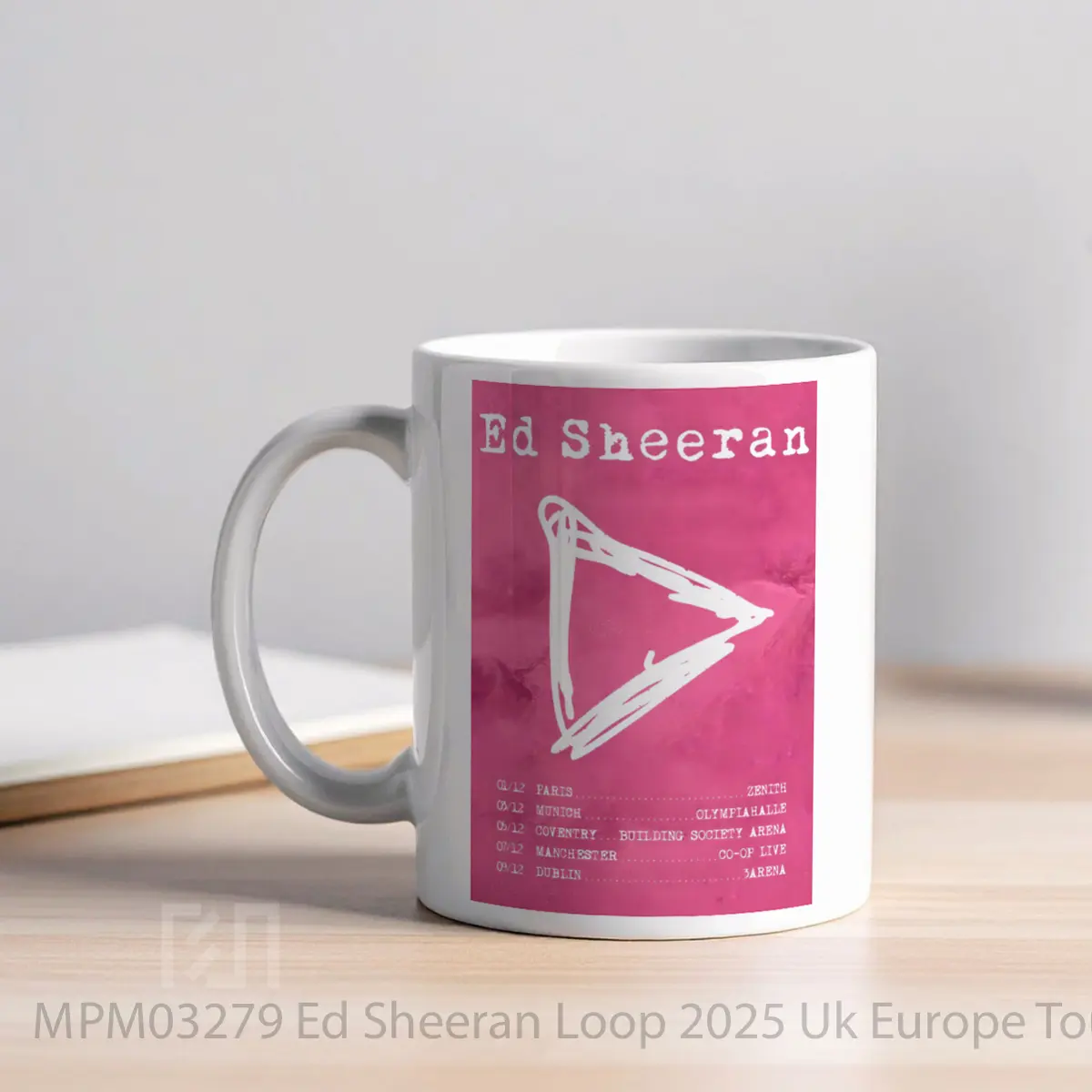 Mug Ed Sheeran Loop 2025 Uk Europe Tour MPM03279 - All-side / Desain