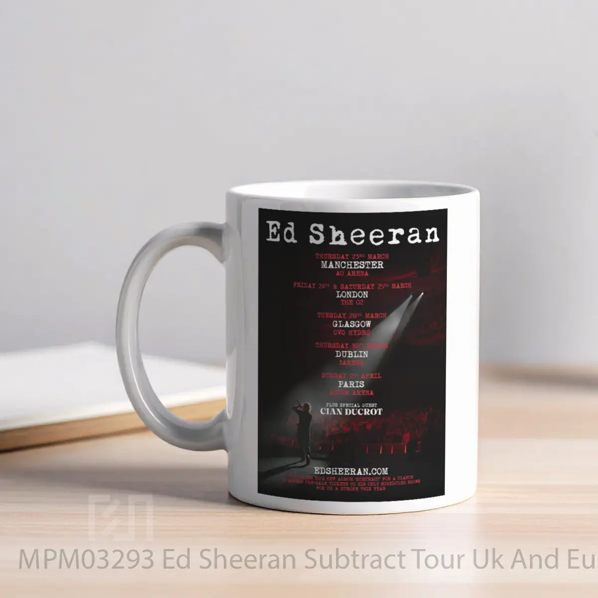 Mug Ed Sheeran Subtract Tour Uk And Europe 2023 MPM03293 - All-side / Desain