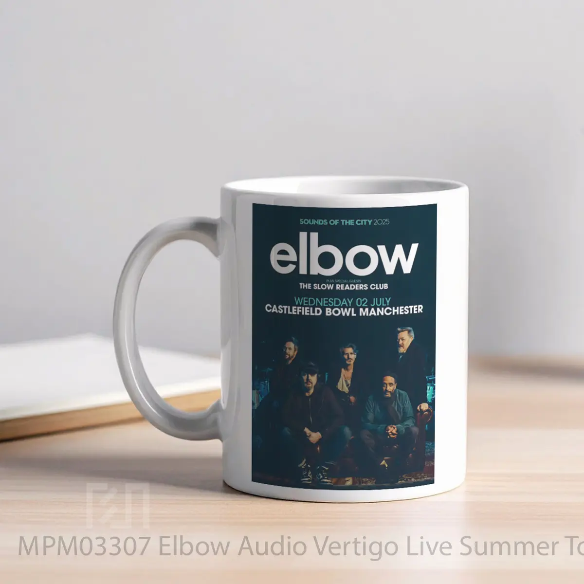 Mug Elbow Audio Vertigo Live Summer Tour 2025 MPM03307 - All-side / Desain