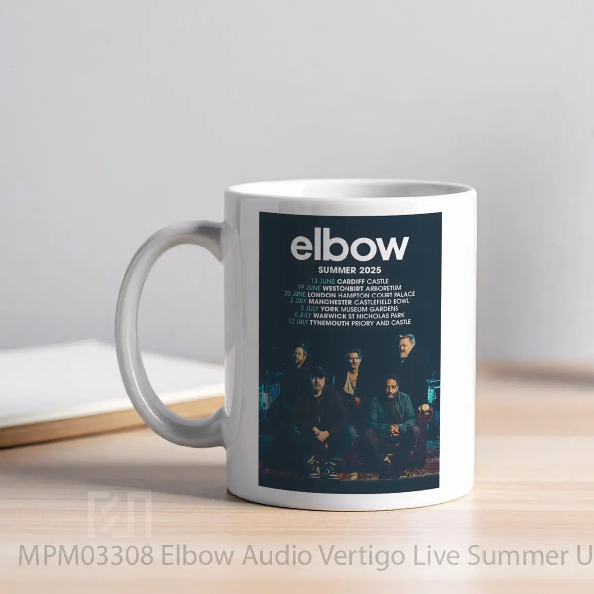 Mug Elbow Audio Vertigo Live Summer Uk Tour 2025 MPM03308 - All-side / Desain