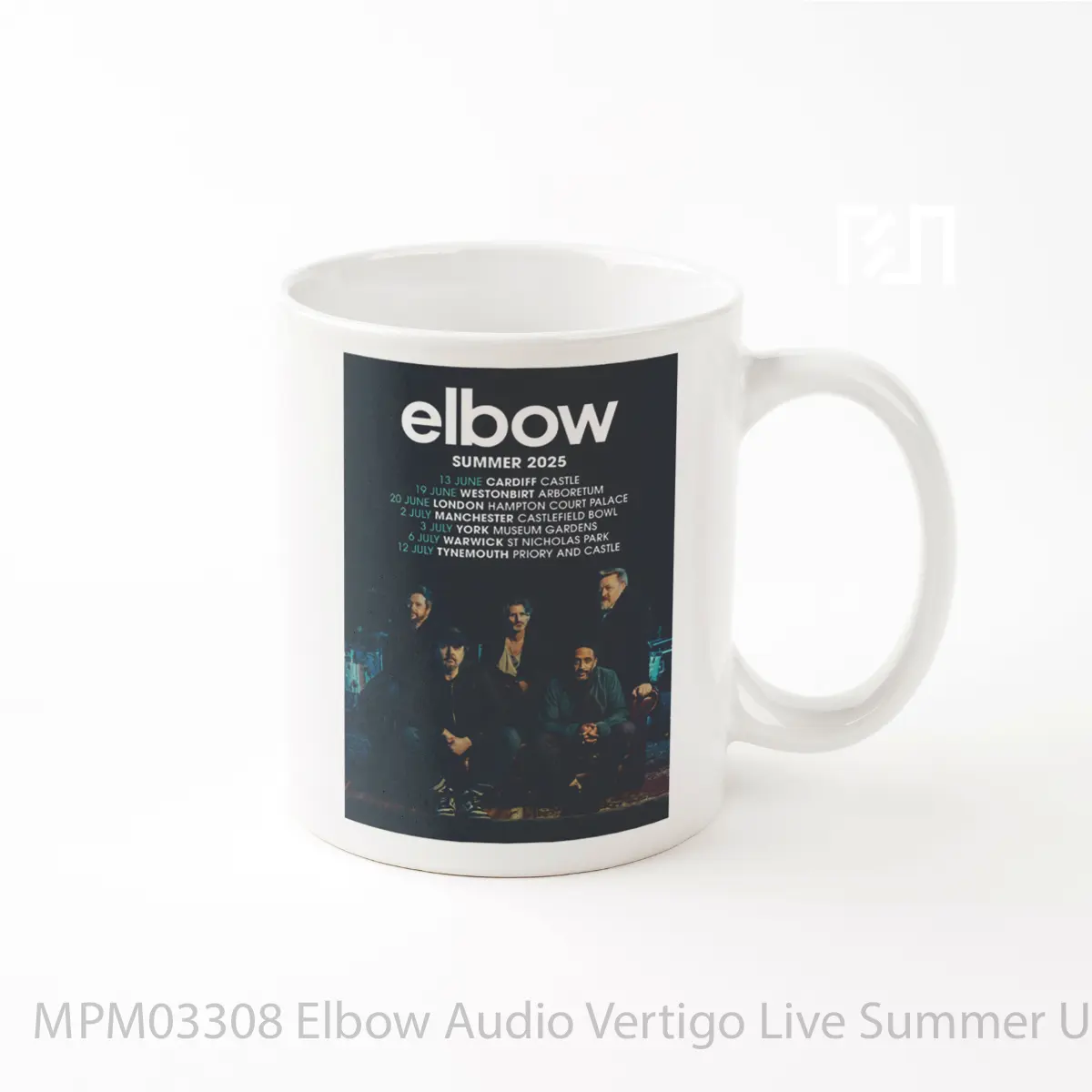 Mug Elbow Audio Vertigo Live Summer Uk Tour 2025 MPM03308
