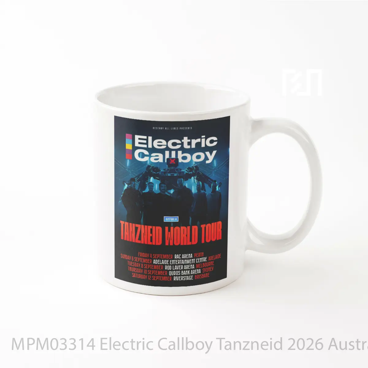 Mug Electric Callboy Tanzneid 2026 Australia Tour MPM03314