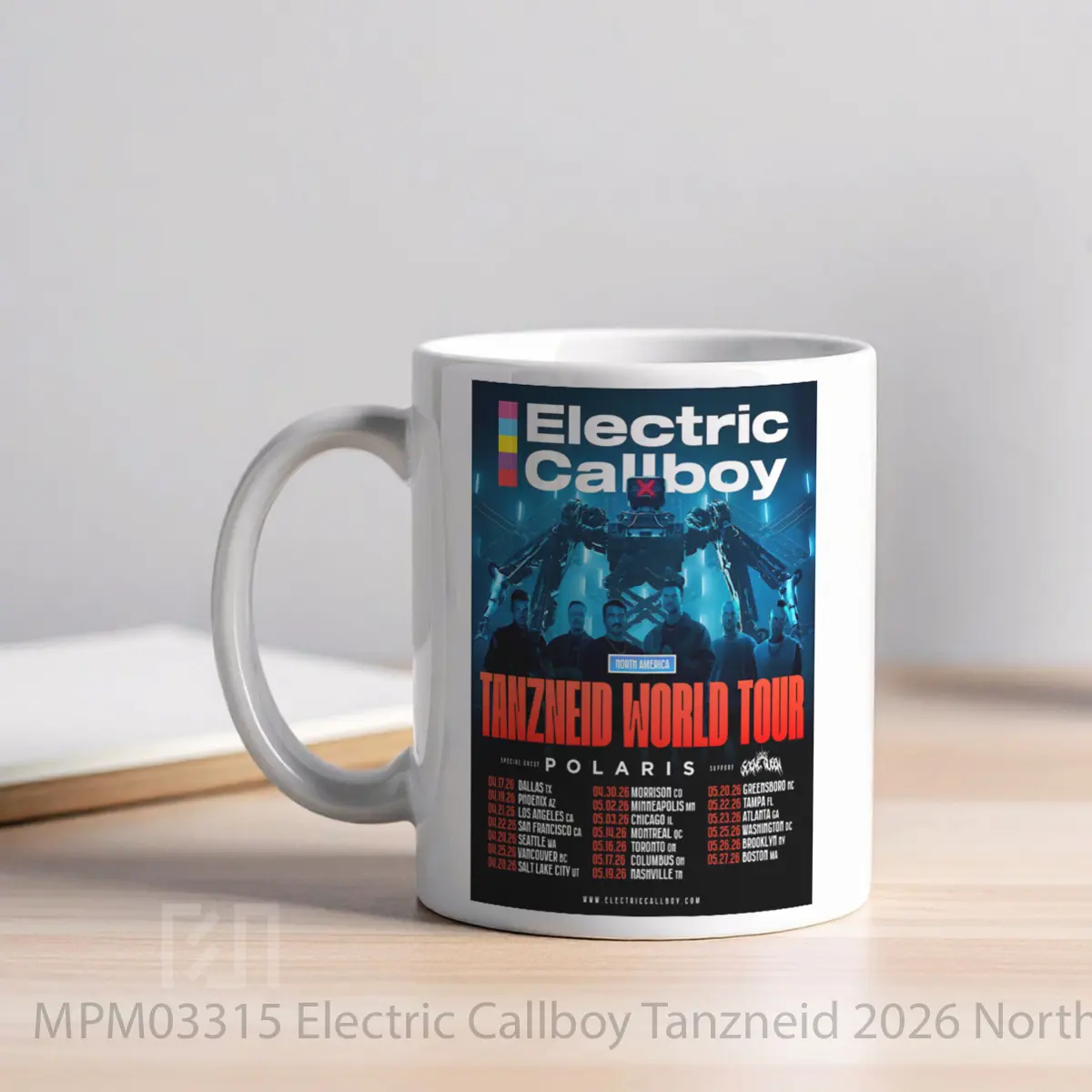 Mug Electric Callboy Tanzneid 2026 North America Tour MPM03315 - All-side / Desain