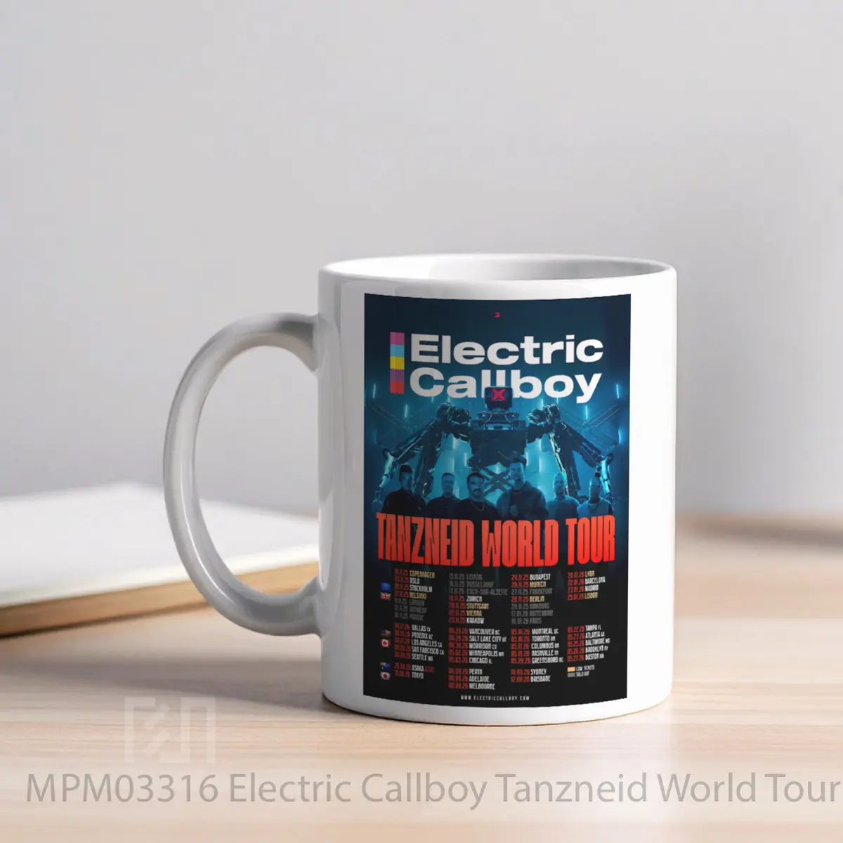 Mug Electric Callboy Tanzneid World Tour 2025 2026 MPM03316 - All-side / Desain