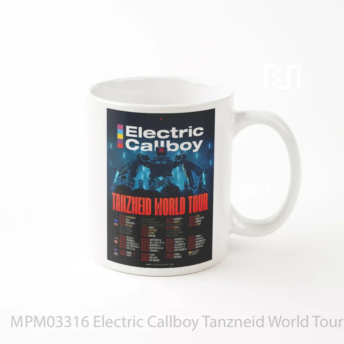 Mug Electric Callboy Tanzneid World Tour 2025 2026 MPM03316
