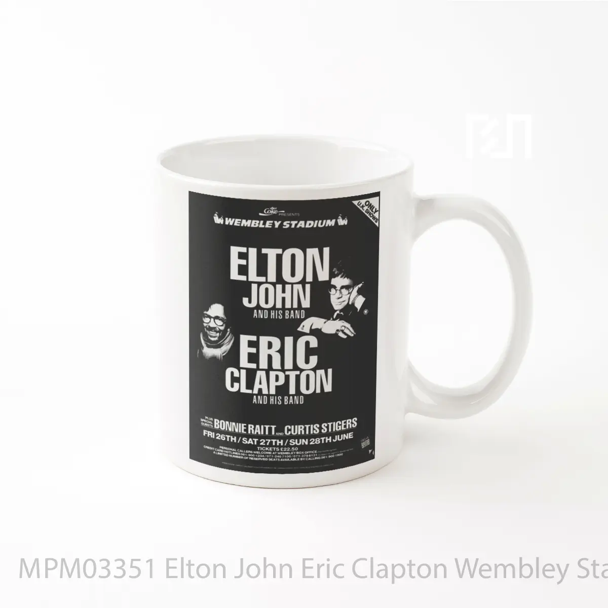 Mug Elton John Eric Clapton Wembley Stadium 1992 MPM03351
