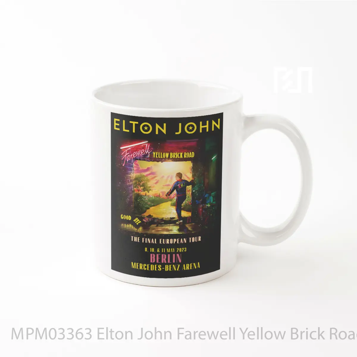 Mug Elton John Farewell Yellow Brick Road Tour 2023 Europe MPM03363