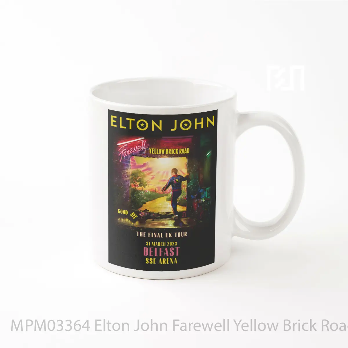 Mug Elton John Farewell Yellow Brick Road Tour 2023 Uk 1 MPM03364